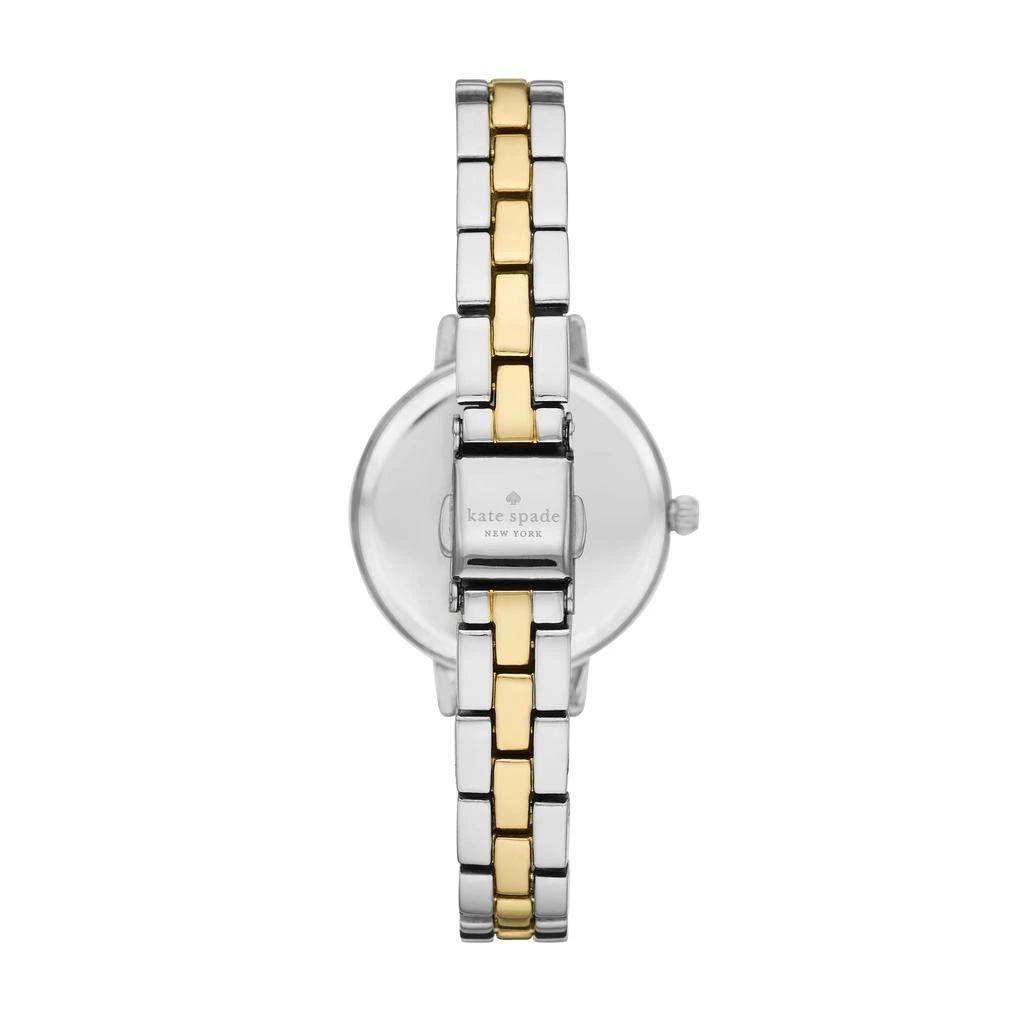 Kate Spade Women's Metro Three-Hand, Silver-Tone Alloy Watch 3