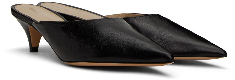 Khaite Black 'The River' Mules 4