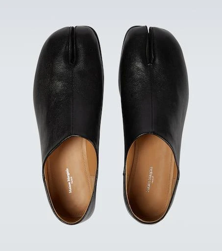 MAISON MARGIELA Tabi leather loafers 4