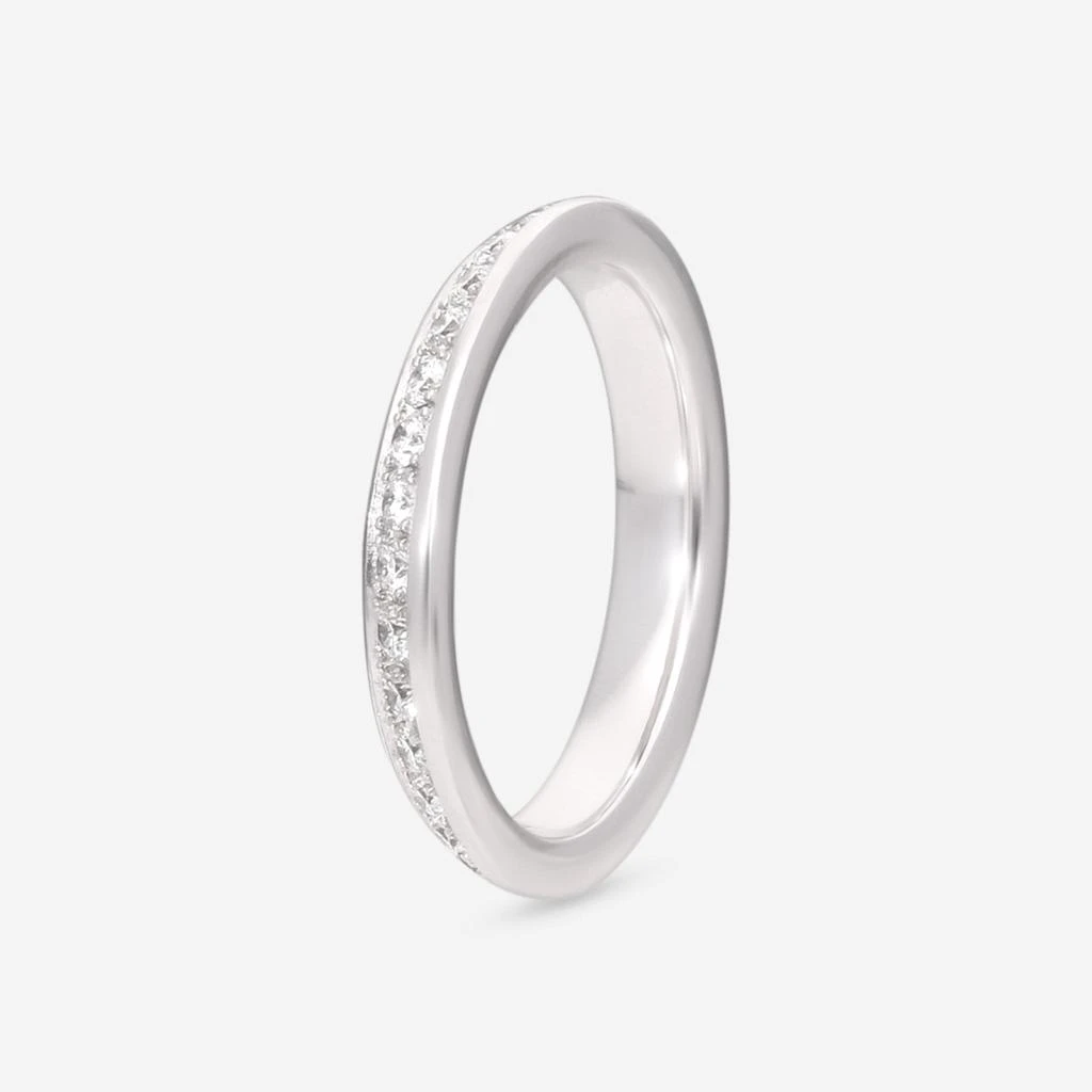Gübelin Gübelin Classics 18K White Gold Band Ring Sz. 6 47A-0150-copy