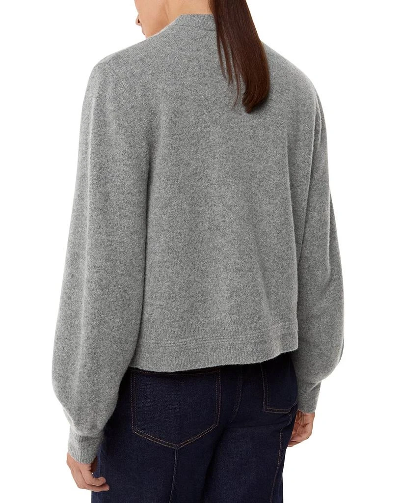 Whistles Wool Knit Bomber Jacket 3