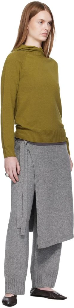 UMARMUNG Gray Wholegarment Wrap Skirt Lounge Pants 5