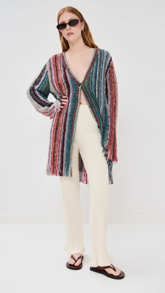 LE BOP Ribbed Flare Pants 7