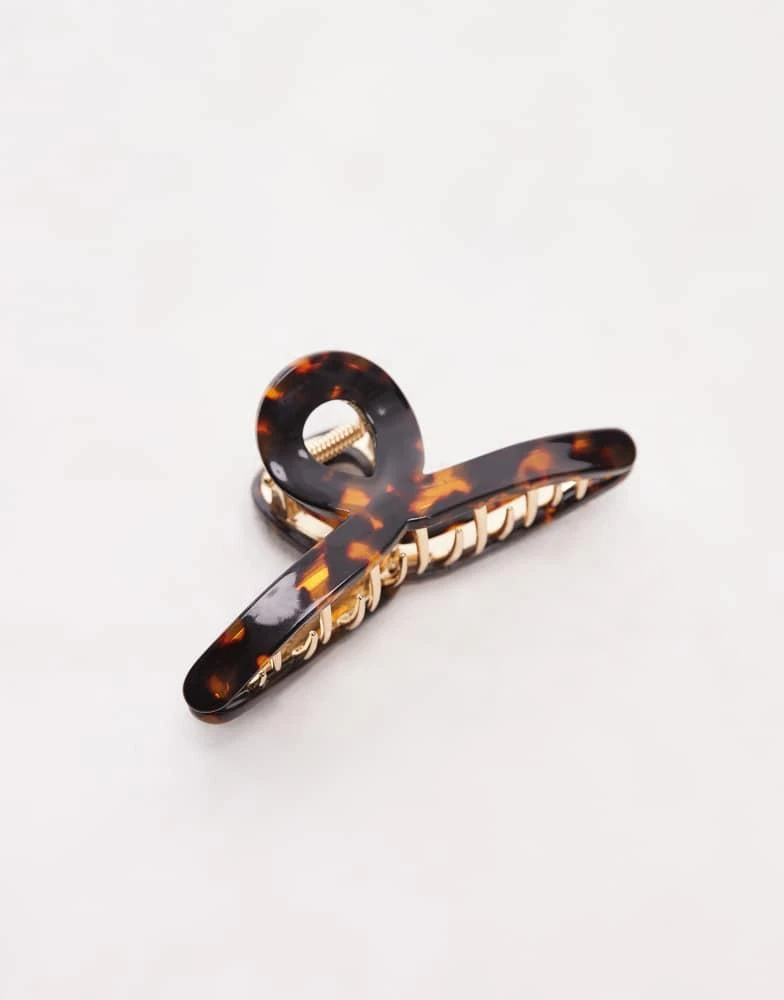 & Other Stories & Other Stories hair claw clip in brown tortoiseshell 2