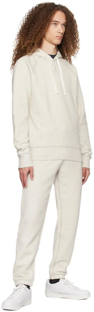 Sunspel Off-White Raglan Hoodie 4