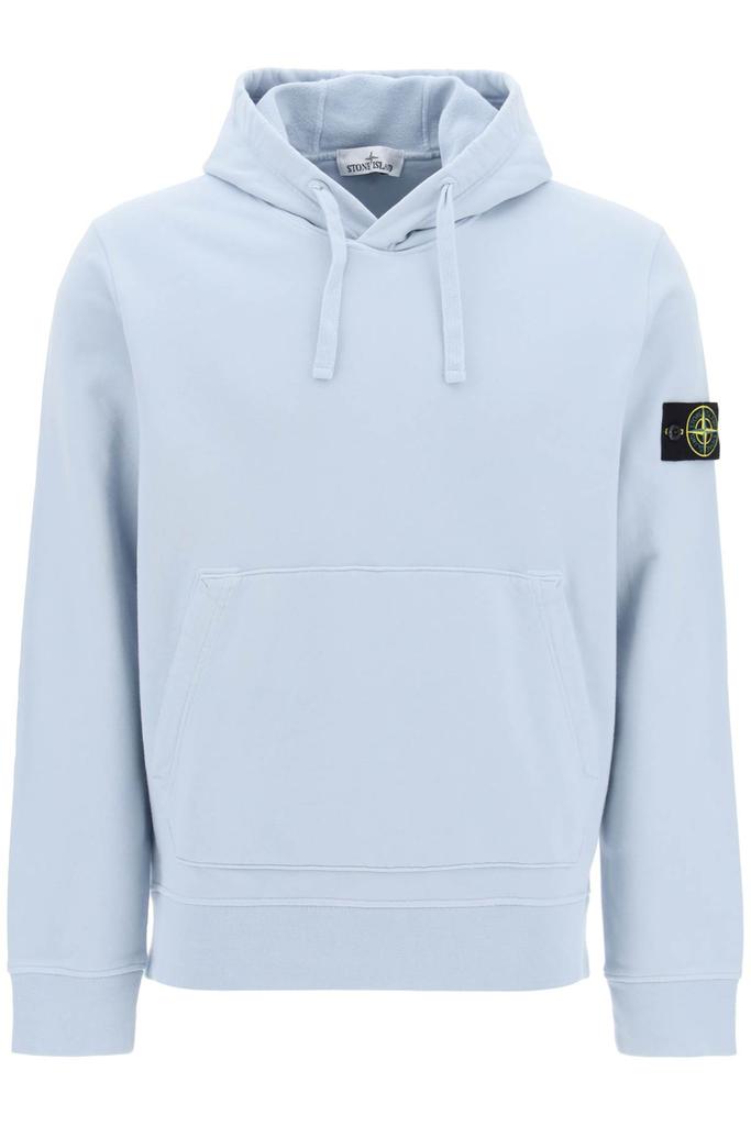 STONE ISLAND logo badge hoodie