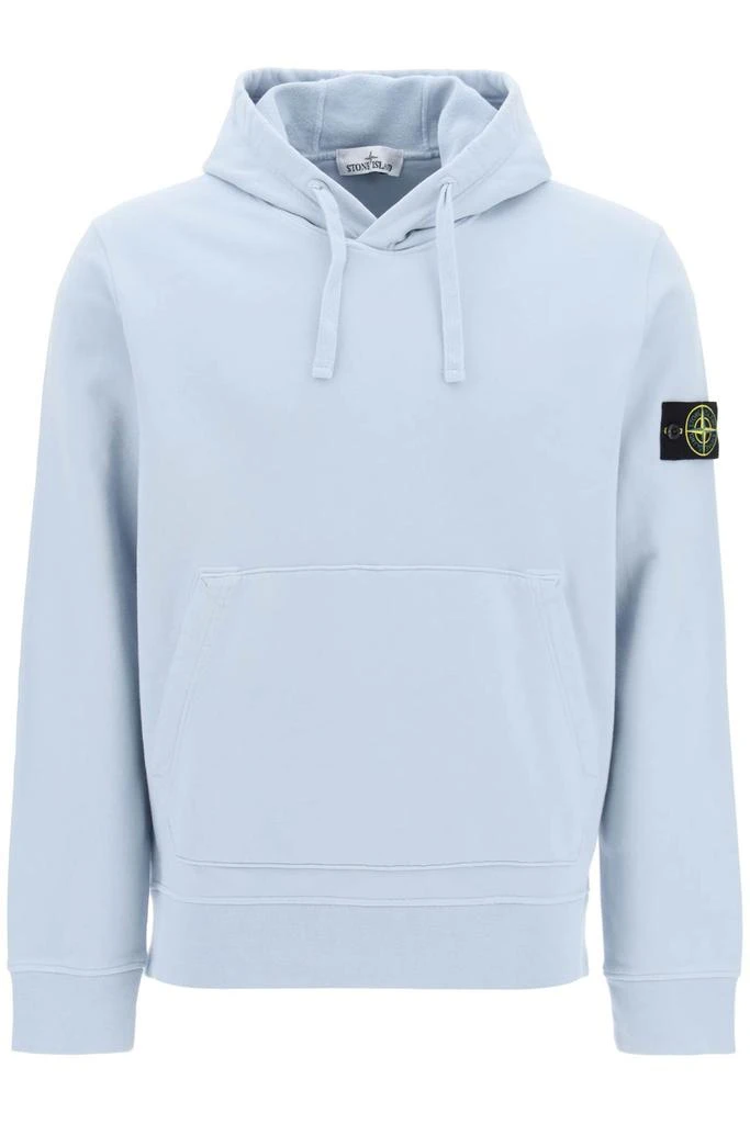 STONE ISLAND logo badge hoodie 1