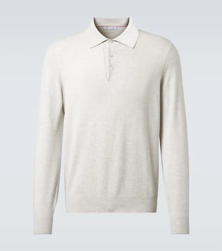 Brunello Cucinelli Cashmere polo sweater 1