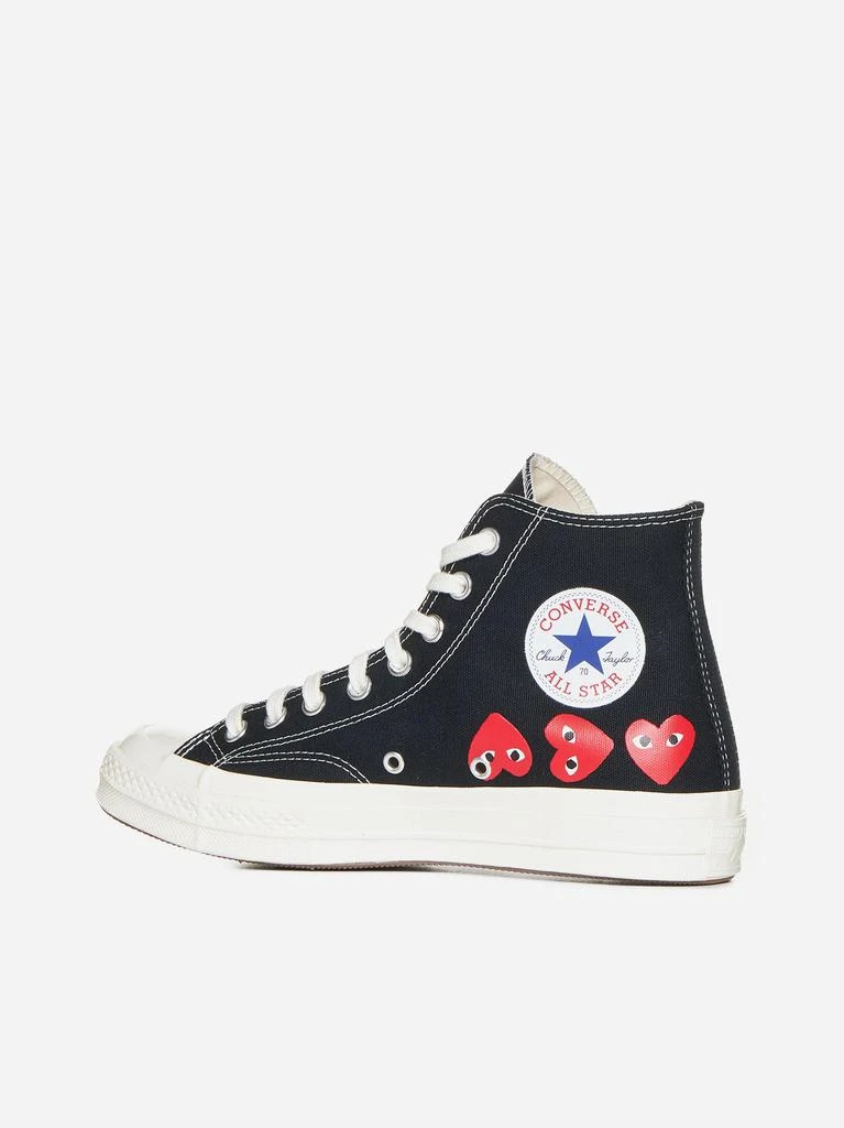 Comme des Garçons Play X Converse Canvas High-top Sneakers 3