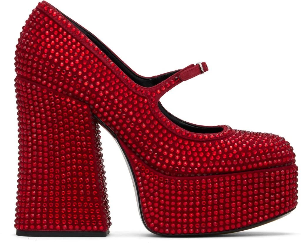 Marc Jacobs Red 'The Kiki Platform Mary Jane' Heels 1