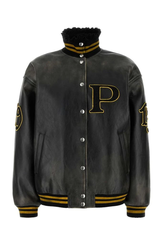 Prada Black Leather Jacket 1