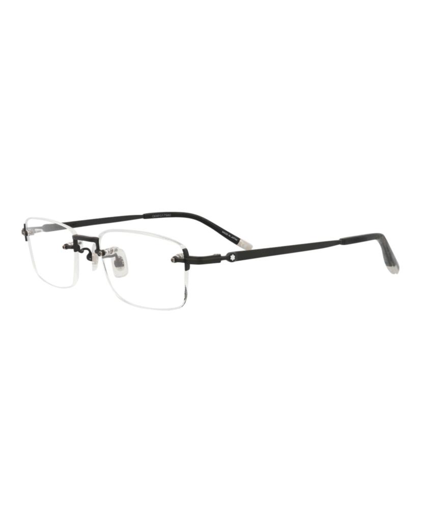 MontBlanc Square-Frame Titanium Optical Frames