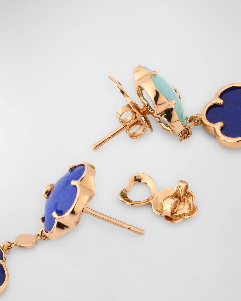 Pasquale Bruni Ton Joli 18K Rose Gold Flower Doublet Drop Earrings 4