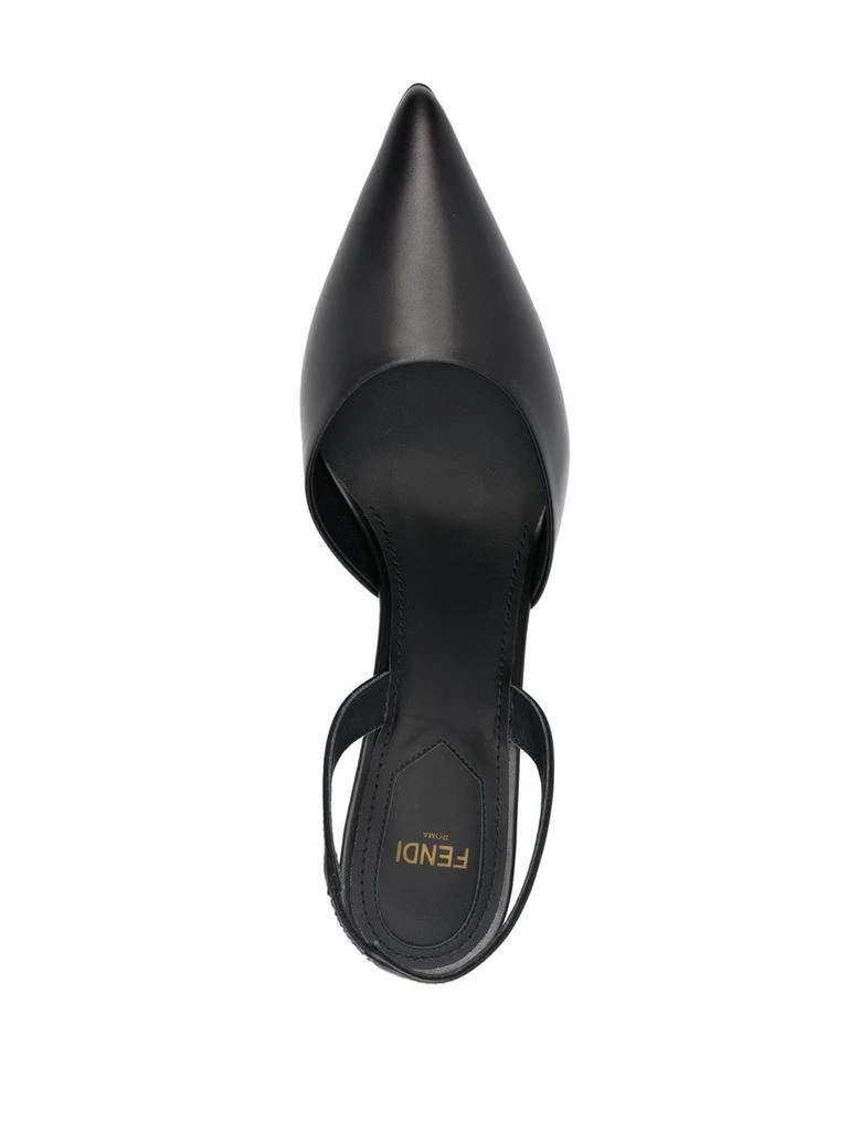 Fendi FENDI - Fendi First Leather Slingback Pumps 4