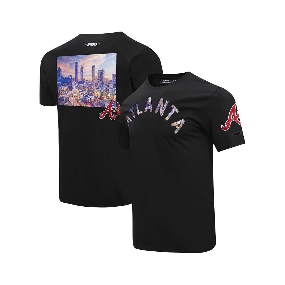 Pro Standard Men's Black Atlanta Braves Cityscape T-Shirt