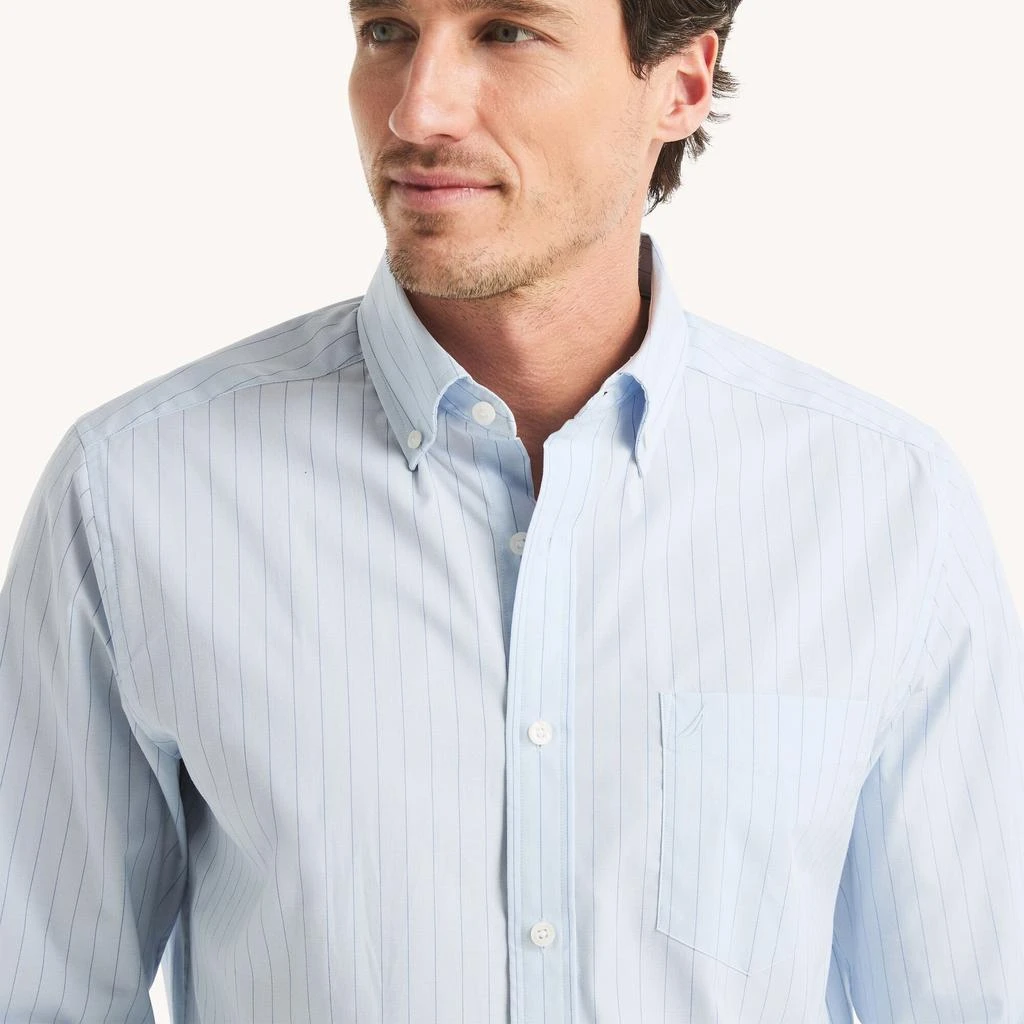 Nautica Mens Classic Fit Wrinkle-Resistant Striped Shirt 2
