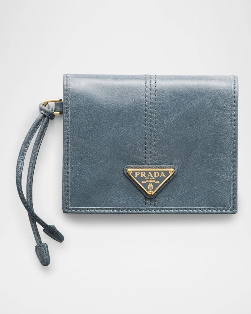 Prada Small Bifold Leather Wallet 1