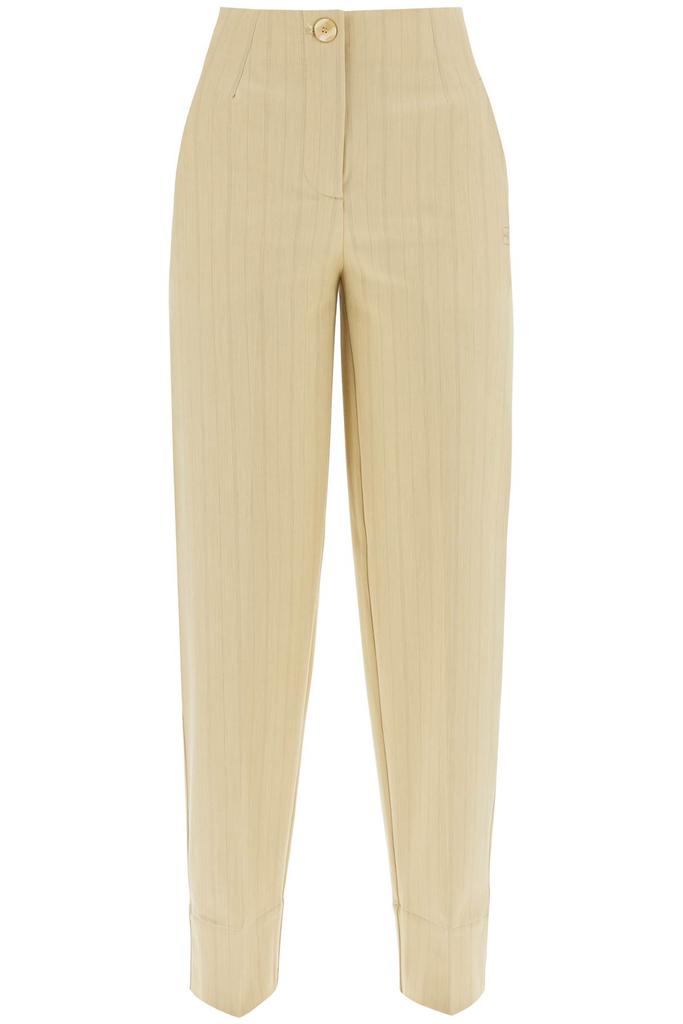 Ganni Wave Colorblock Cotton Pants - Leggings - BeyondStyle