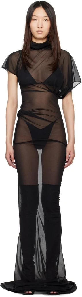 Rick Owens Black Hollywood Lilith Maxi Dress 1