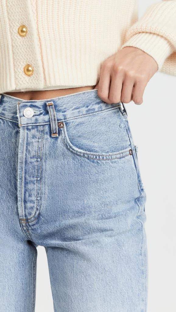 AGOLDE Lana Mid Rise Straight Jeans 5