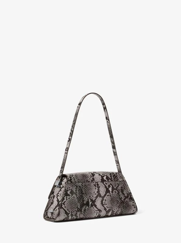 michael_kors Ludlow Medium Snake Embossed Leather Shoulder Bag 3