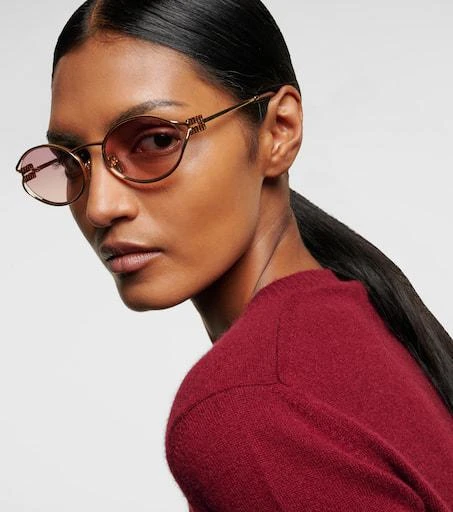 Miu Miu MU 52YS oval sunglasses 3
