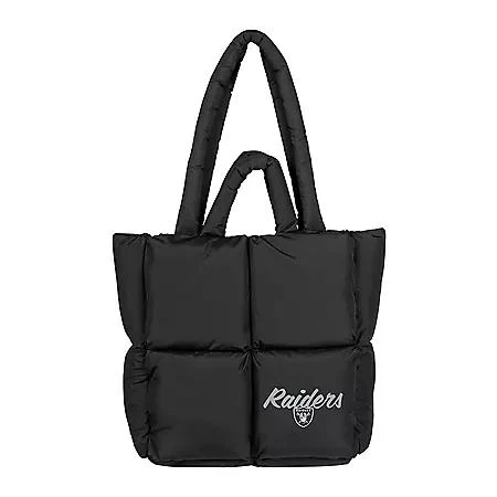 Logo Brands NFL Las Vegas Raiders Puff Tote 1