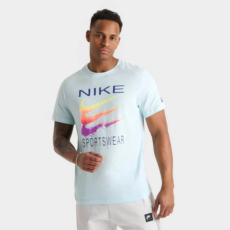NIKE Men's Nike Sportswear Triple Swoosh T-Shirt 1