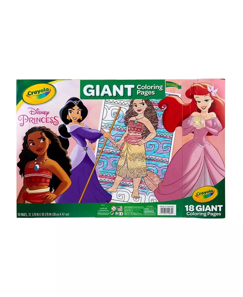 Crayola Giant Coloring Princess Pages, Pack of 4 4