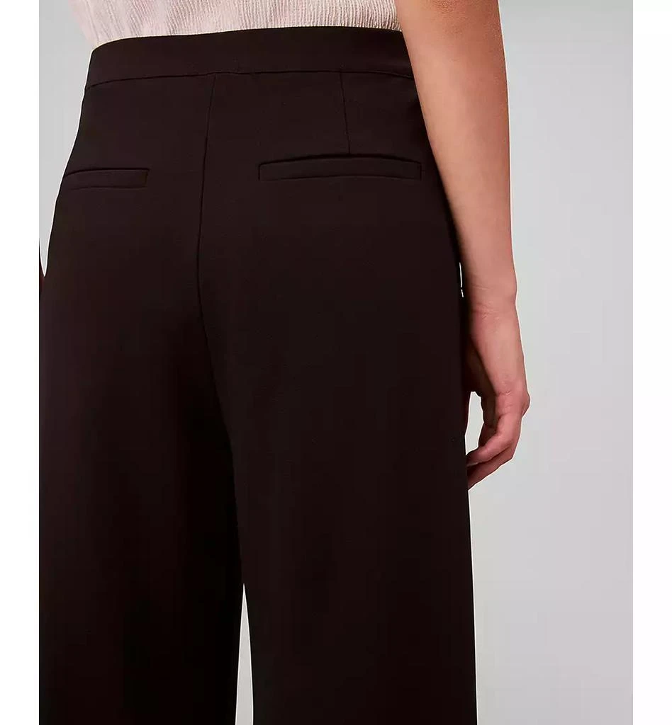 Calvin Klein Women
s Ponte High Rise Wide Leg Pants 4