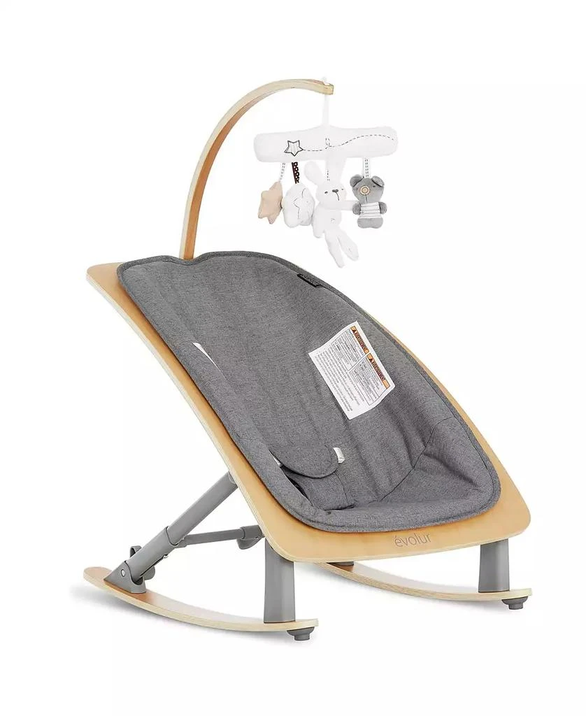 Evolur Tory 2-in-1 Rocker 
Chair in Light Gray