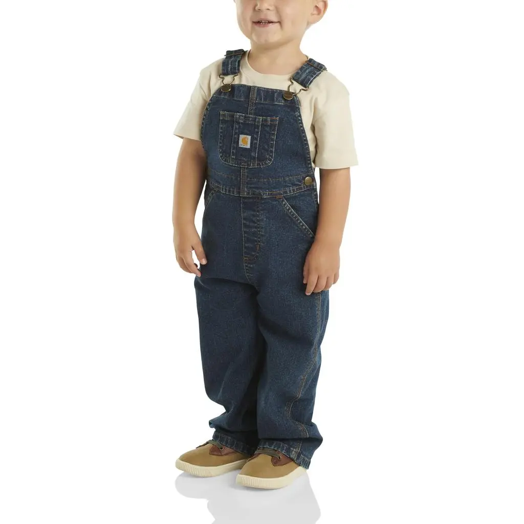 Carhartt Carhartt Kid's CM8665 Washed Denim Bib Overall - Boys