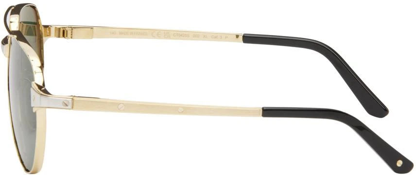 Cartier Gold 'Santos de Cartier' Sunglasses 3