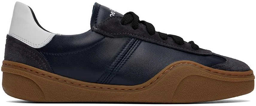 Shop Navy Lace-Up Sneakers on Sale at BeyondStyle – Get 68% Off