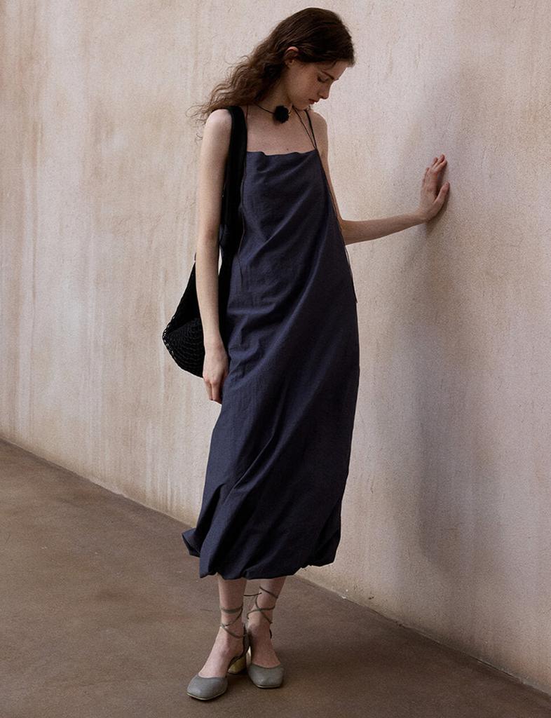 Pixie Market Dark Grey  Bubble Hem Dress -PREORDER