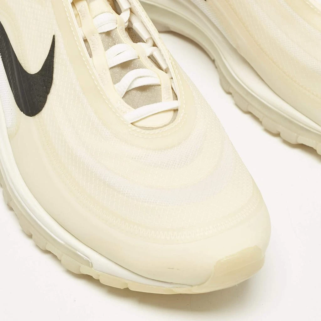 Off-White Off White x Nike White Mesh and Rubber Air Max 97 Sneakers Size 45 7
