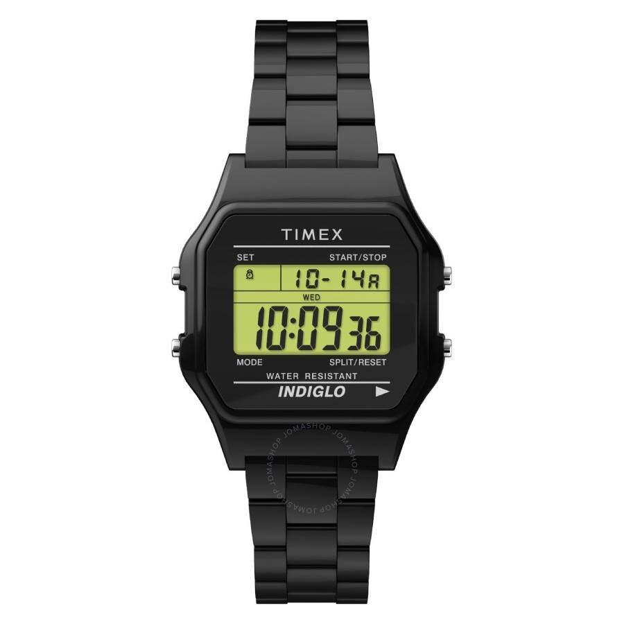 Timex Classic Quartz Digital Black Dial Watch TW2V20000