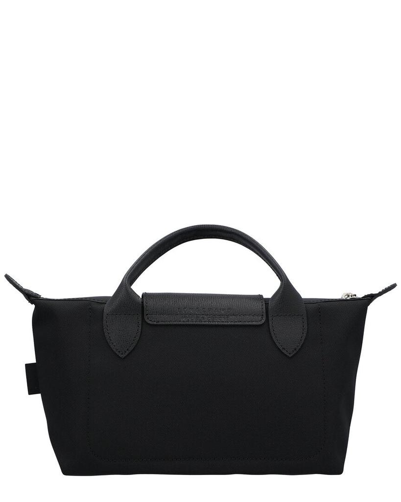 Longchamp Le Pliage Energy Top Handle Canvas & Leather Bag