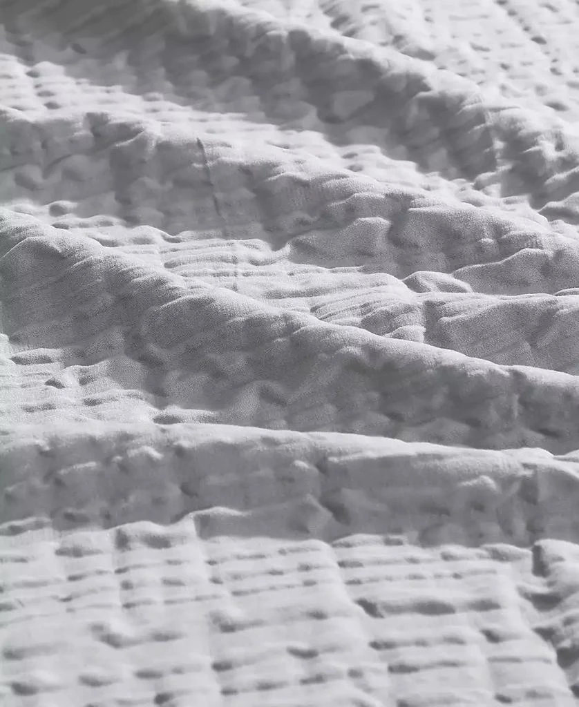 Kenneth Cole Serenity Wavy Lines Embossed 3-Pc. Comforter Set 7