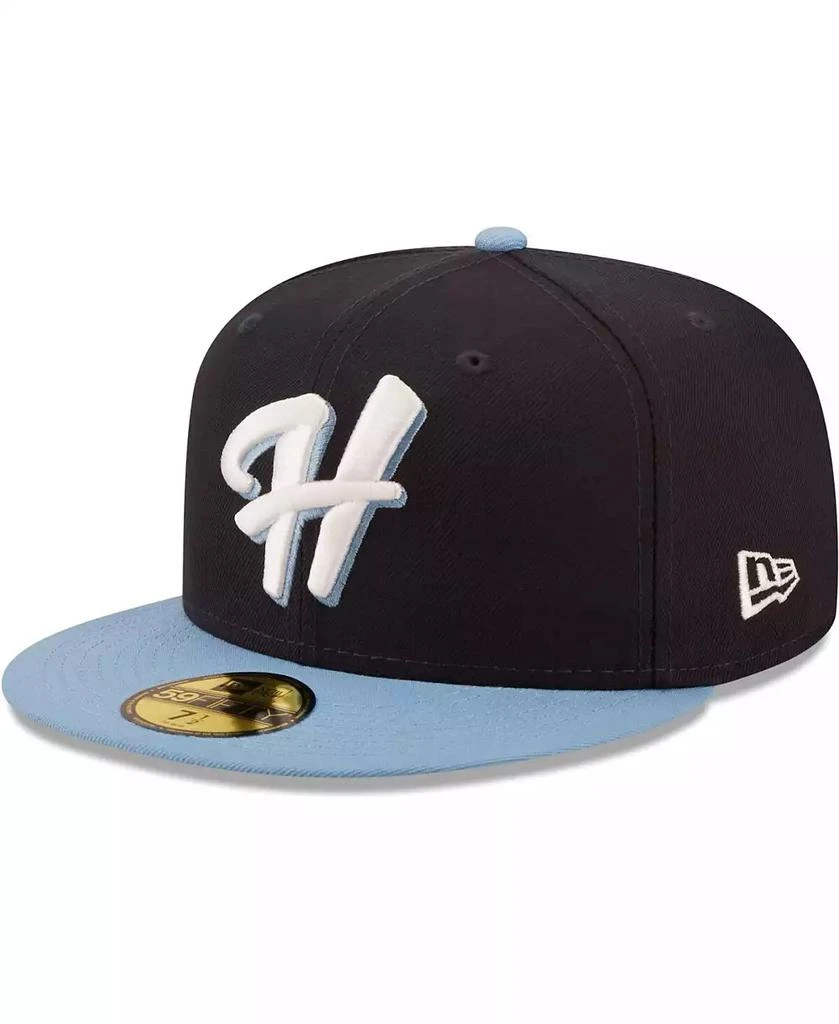 New Era Men's Navy Hillsboro Hops Authentic Collection 59FIFTY Fitted Hat 1