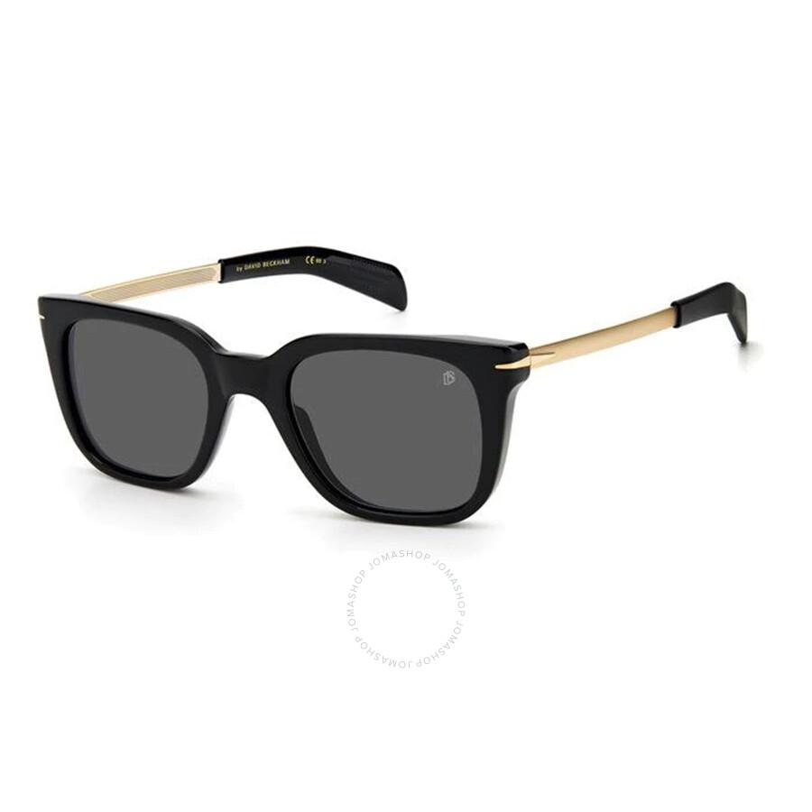 David Beckham Grey Square Men's Sunglasses DB 7047/S 02M2/IR 51