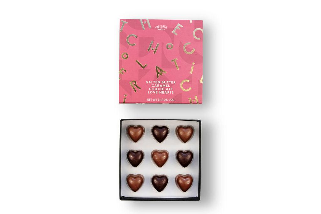 Orelia London The Chocolatier Salted Butter Caramel Love Hearts (90g)