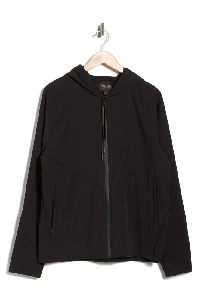 TRUTH Long Sleeve Zip Up Hooded Windbreaker 3