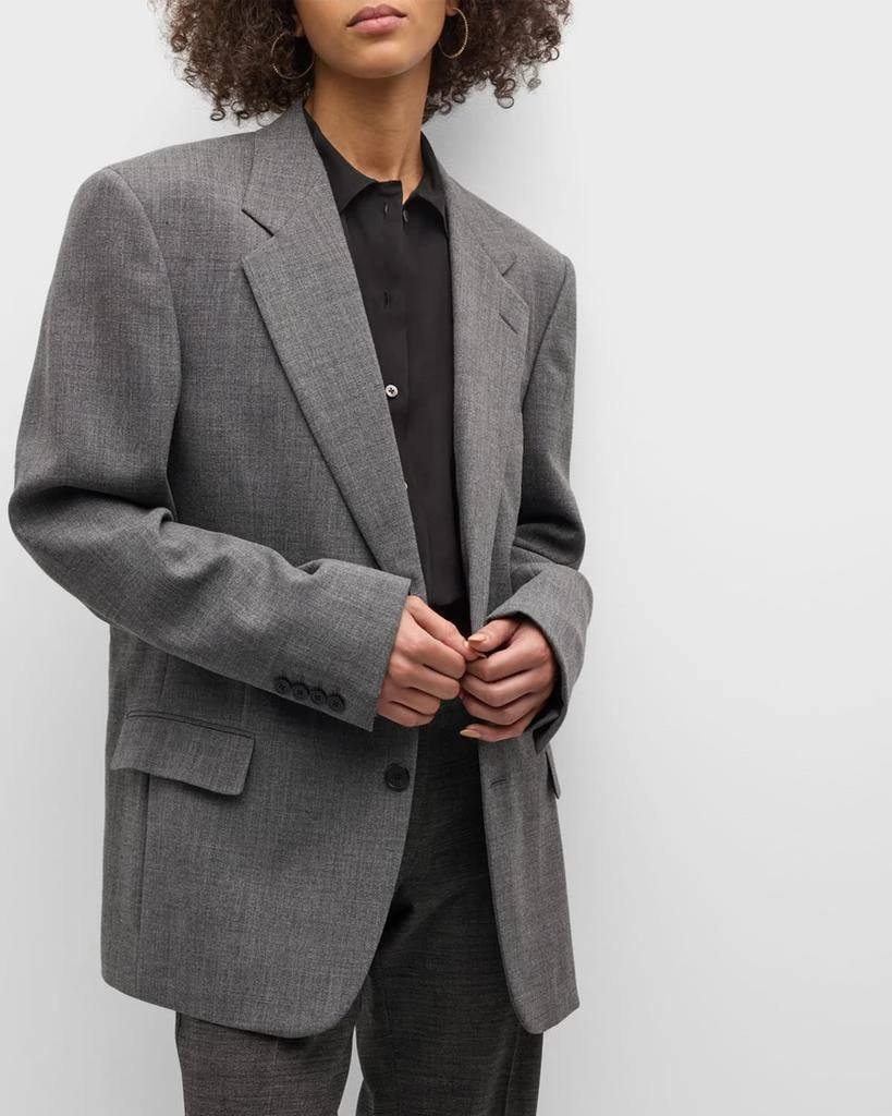 The Row Phil Oversized Single-Breasted Jacket 7