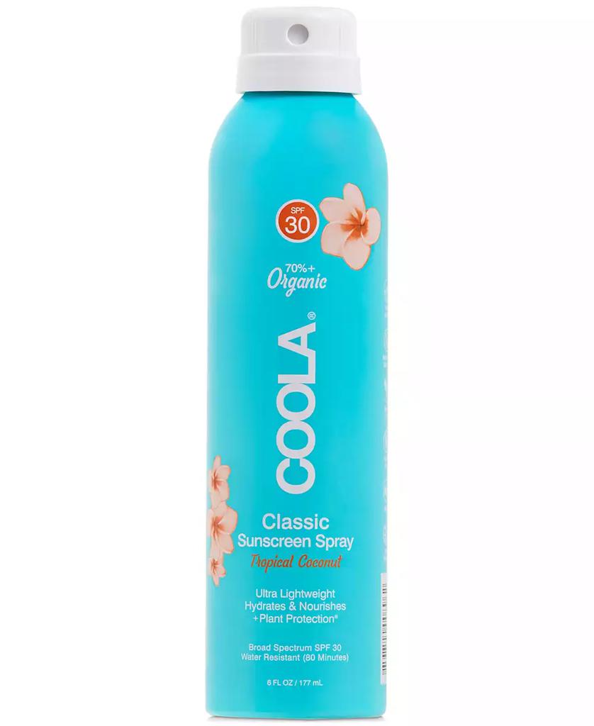 Coola Classic Body Sunscreen Spray SPF 30 - Tropical Coconut, 6 oz.