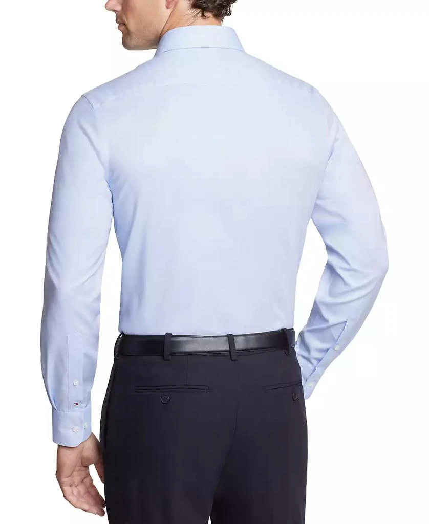 Tommy Hilfiger Men's Slim Fit TH Flex Essentials Wrinkle Resistant Stretch Dress Shirt 2