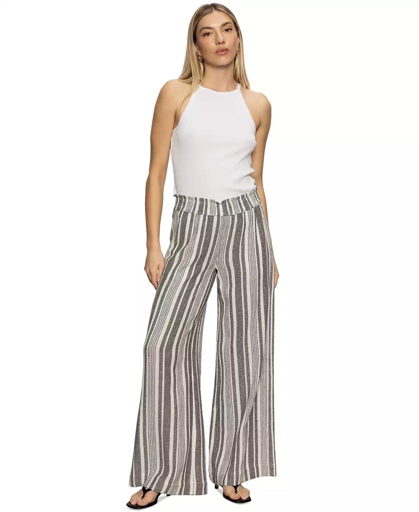 Sanctuary Women's Palm Cotton Wide-Leg Pull-On Pants