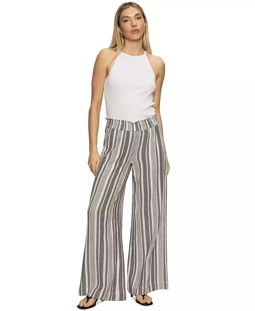Sanctuary Women's Palm Cotton Wide-Leg Pull-On Pants 1