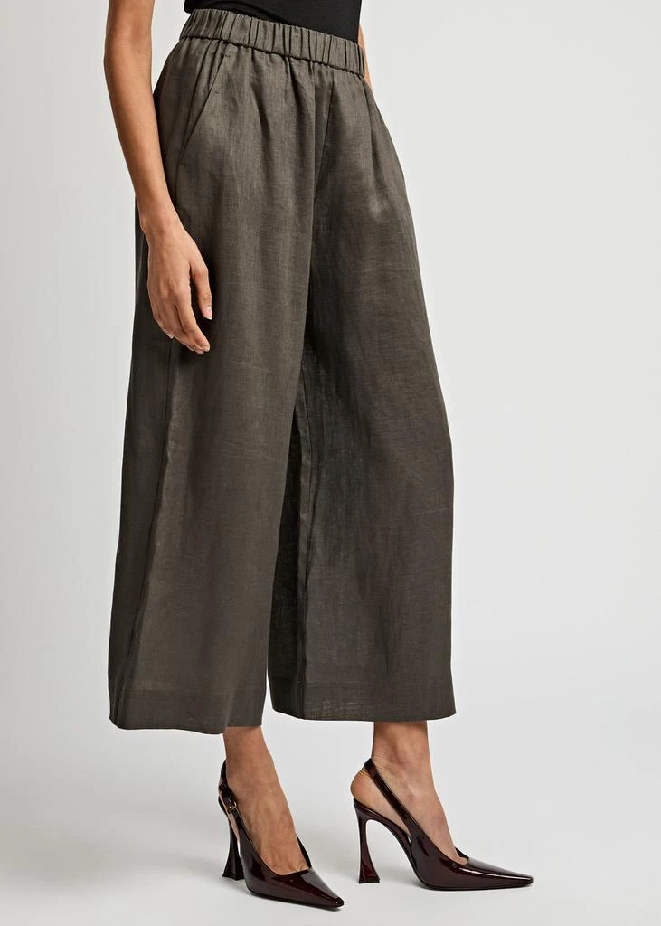 Max Mara Minnie cropped linen trousers 2