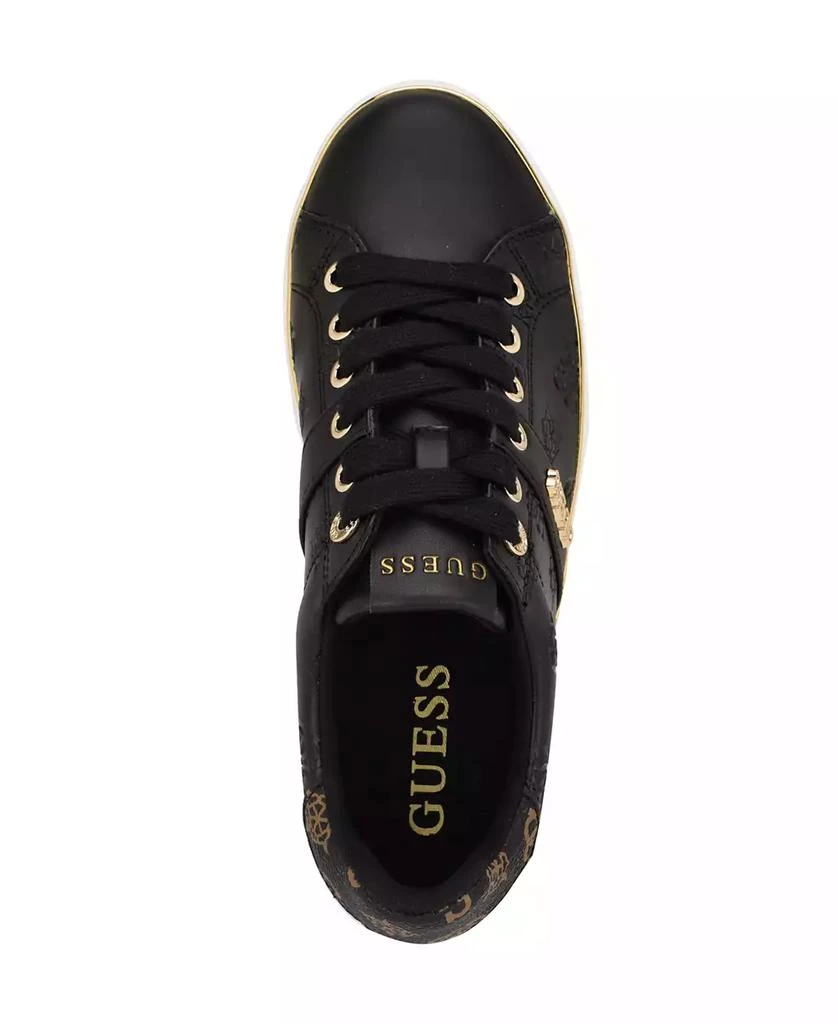 GUESS Women's Britz Low Profile Lace-Up Sneakers 4